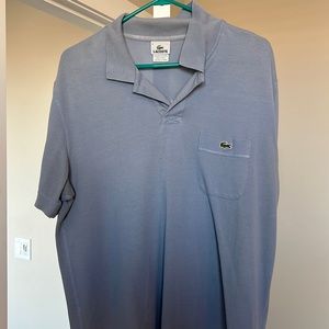 Light blue Lacoste polo shirt size 5